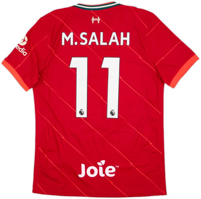 2021-22 Liverpool Authentic Home Shirt M.Salah #11 - 10/10 - (M)