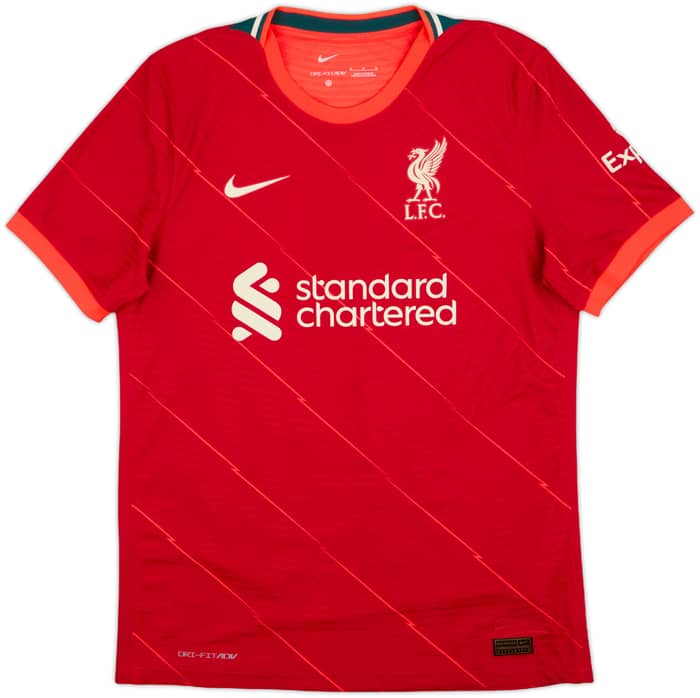 2021-22 Liverpool Authentic Home Shirt M.Salah #11 - 10/10 - (M)