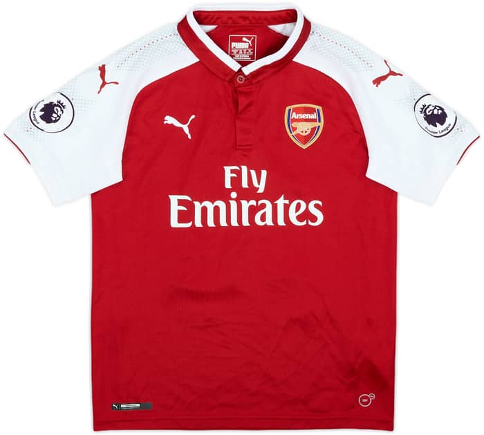 2017-18 Arsenal Home Shirt Aubameyang #14 - 10/10 - (M.Boys)
