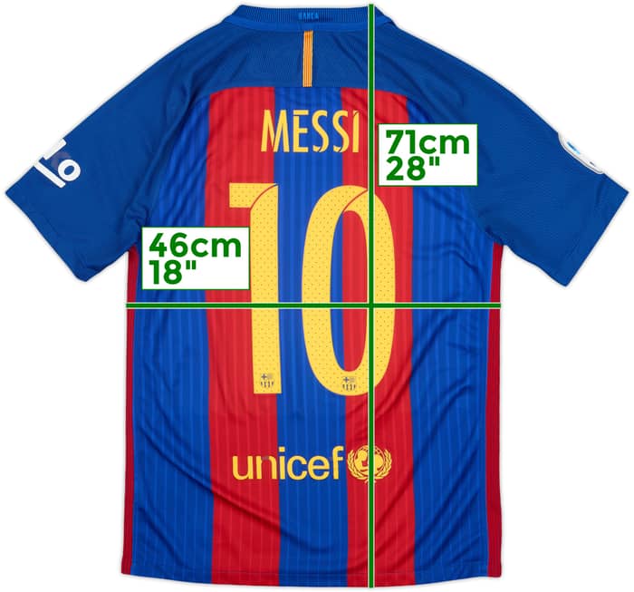 2016-17 Barcelona Home Shirt Messi #10 - 6/10 - (S)