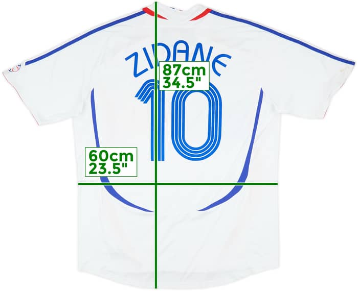 2006 France Away Shirt Zidane #10 - 7/10 - (XXL)