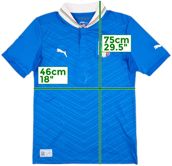 2012-13 Italy Home Shirt - 4/10 - (M)