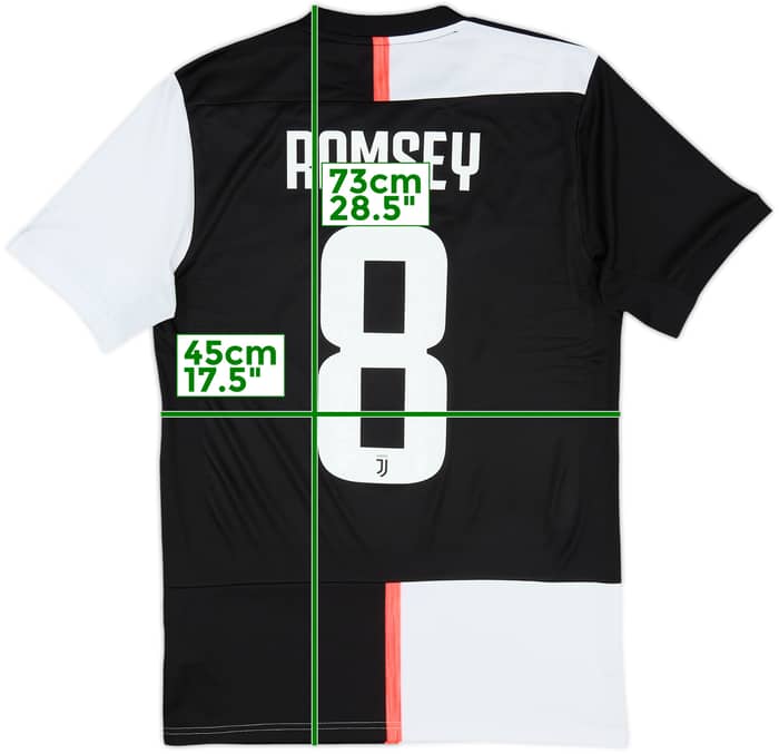 2019-20 Juventus Home Shirt Ramsey #8 - 8/10 - (S)