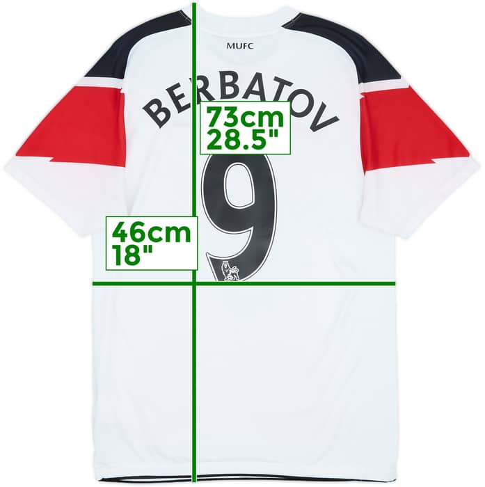 2010-12 Manchester United Away Shirt Berbatov #9 - 6/10 - (S)