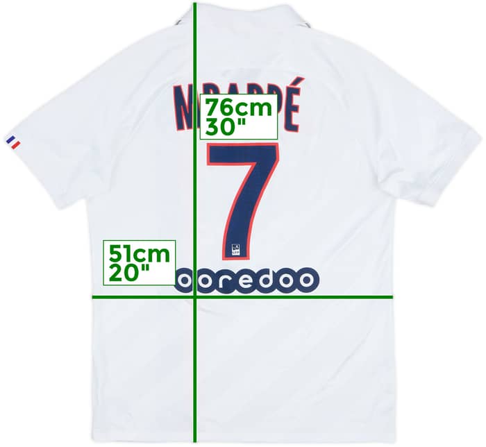 2019-20 Paris Saint-Germain Third Shirt Mbappe #7 - 9/10 - (M)