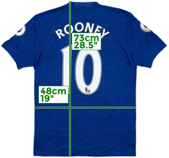 2016-17 Manchester United Away Shirt Rooney #10 - 9/10 - (S)