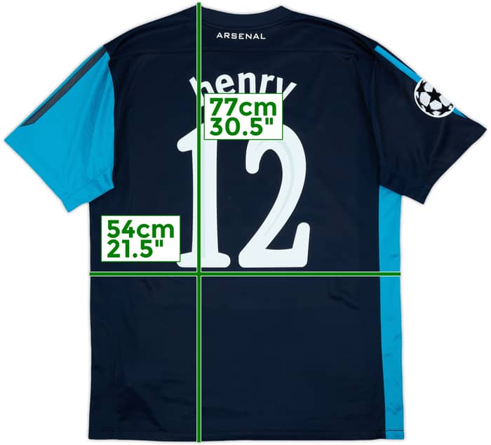 2011-12 Arsenal Away Shirt Henry #12 - 7/10 - (L)