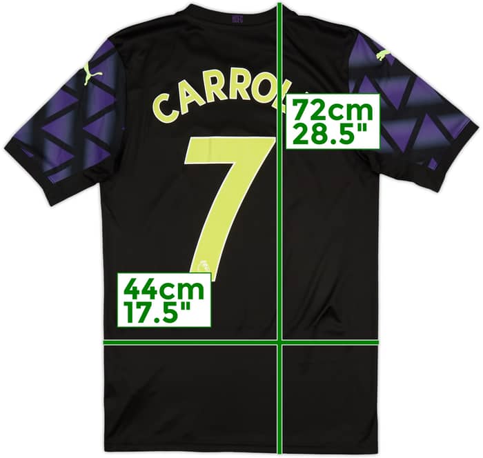 2020-21 Newcastle Third Shirt Carroll #7 - 9/10 - (S)