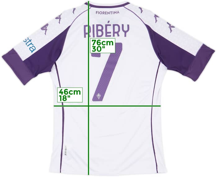 2020-21 Fiorentina Authentic Away Shirt Ribery #7 - 7/10 - (L)