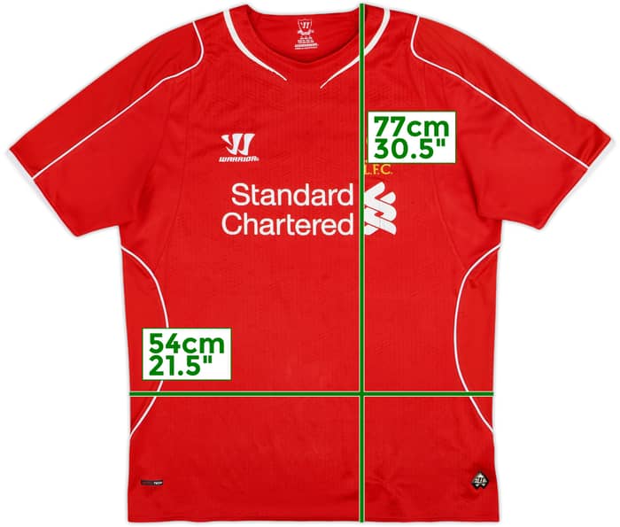 2014-15 Liverpool Home Shirt Gerrard #8 - 5/10 - (L)