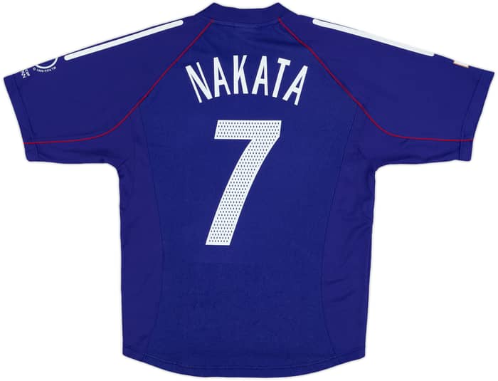 2002-04 Japan Authentic Home Shirt Nakata #7 - 9/10 - (M)