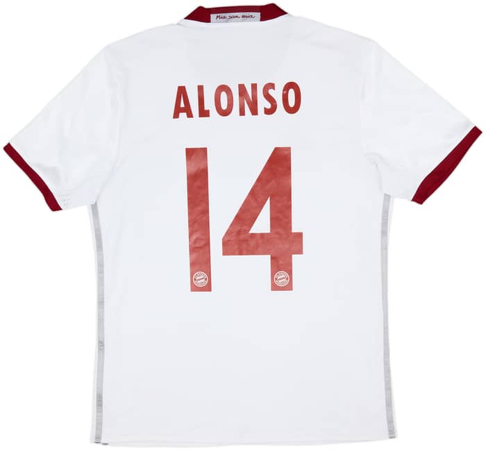 2016-17 Bayern Munich Third Shirt Alonso #14 - 8/10 - (M)