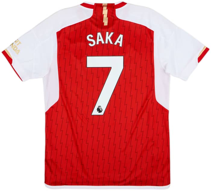 2023-24 Arsenal Home Shirt Saka #7 - 9/10 - (L)