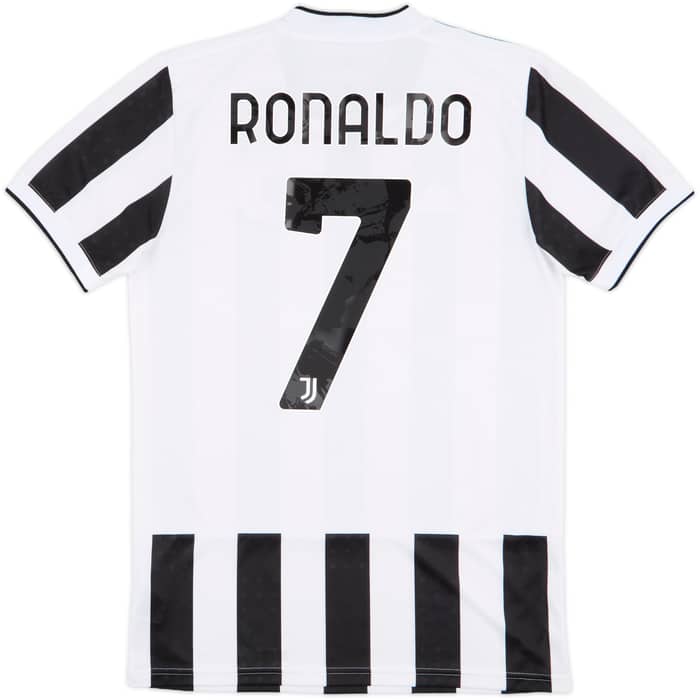 2021-22 Juventus Home Shirt Ronaldo #7 - 9/10 - (S)