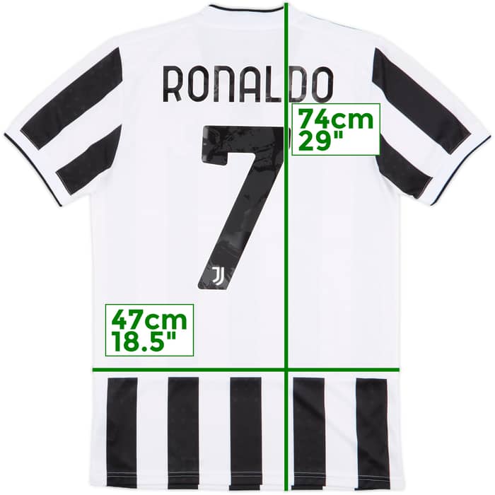 2021-22 Juventus Home Shirt Ronaldo #7 - 9/10 - (S)