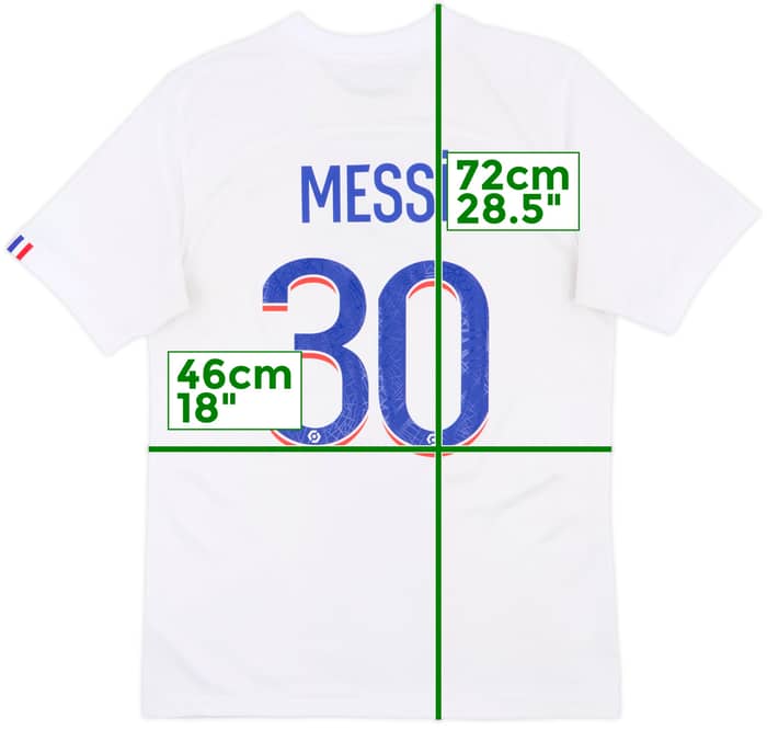 2022-23 Paris Saint-Germain Third Shirt Messi #30 - 7/10 - (S)
