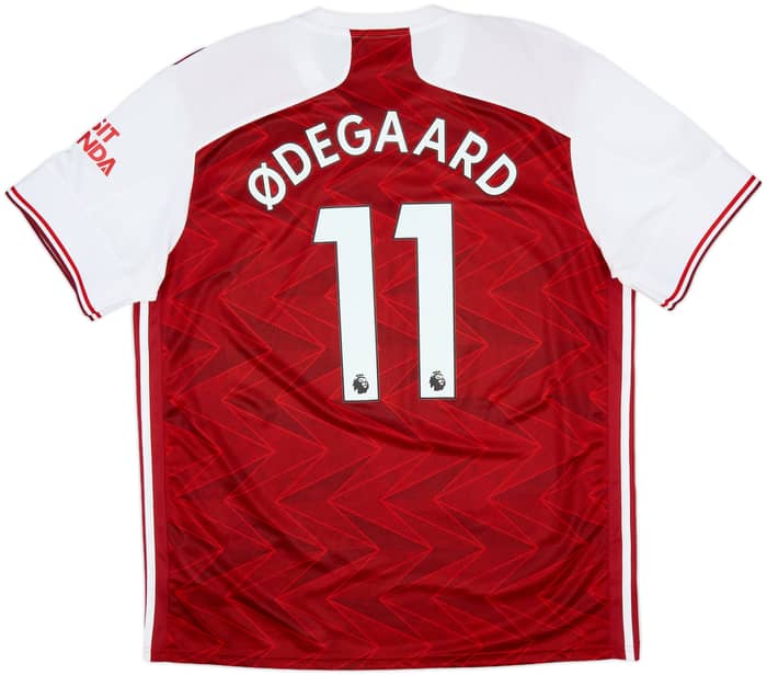 2020-21 Arsenal Home Shirt Odegaard #11 - 10/10 - (XL)