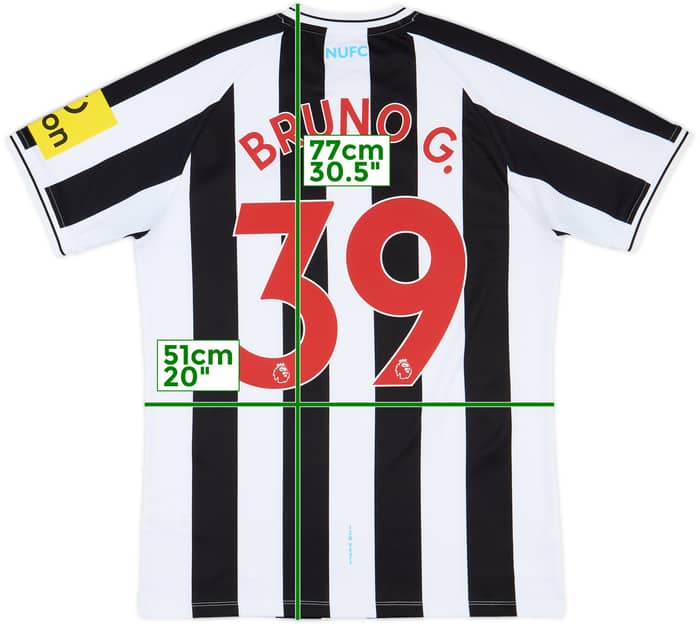 2022-23 Newcastle Home Shirt Bruno G. #39 - 8/10 - (M)