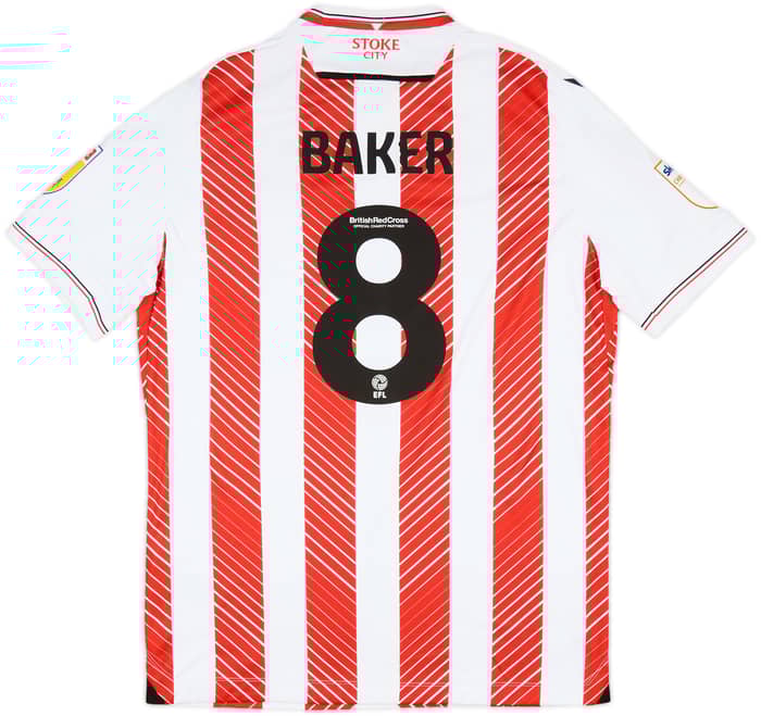 2022-23 Stoke City Home Shirt Baker #8 - 8/10 - (XXL)