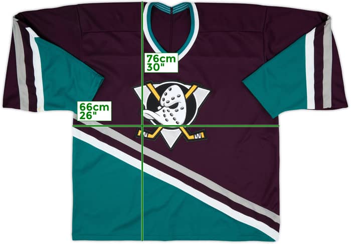 1993-95 Mighty Ducks of Anaheim CCM Away Jersey - 9/10 - (XL)