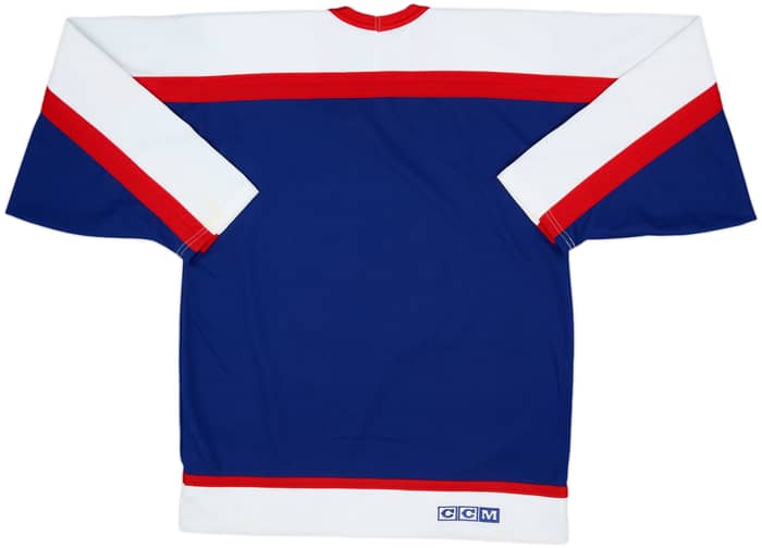 1976-78 New York Rangers CCM Vintage Hockey Away Jersey - 7/10 - (M)