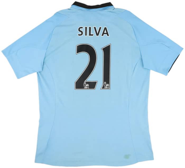 2012-13 Manchester City Home Shirt Silva #21 - 5/10 - (L)