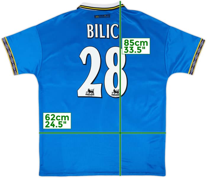 1997-99 Everton Home Shirt Bilic #28 - 9/10 - (XL)