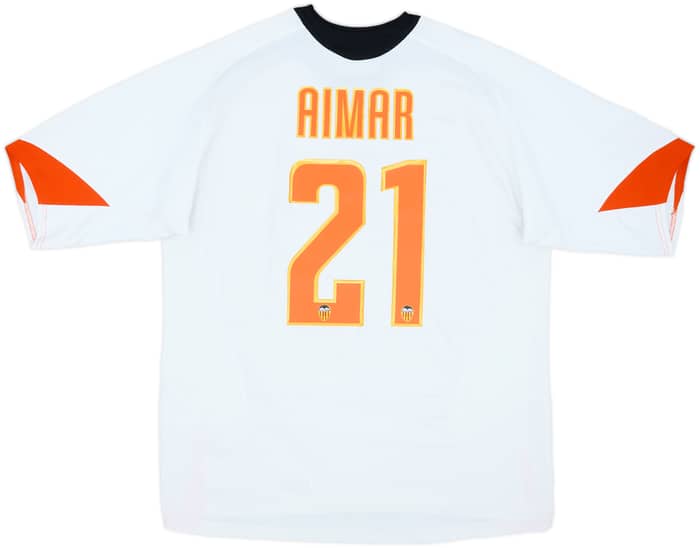 2005-06 Valencia Home Shirt Aimar #21 - 6/10 - (XL)