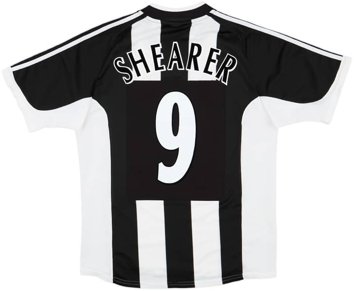 2001-03 Newcastle Home Shirt Shearer #9 - 8/10 - (L)
