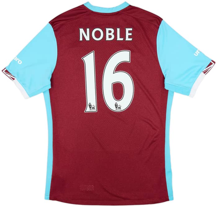 2016-17 West Ham Home Shirt Noble #16 - 8/10 - (M)