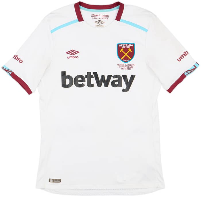 2016-17 West Ham Away Shirt Noble #16 - 6/10 - (M)