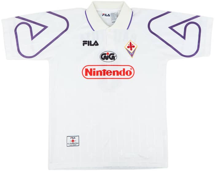 1997-98 Fiorentina Away Shirt Batistuta #9 - 8/10 - (L)
