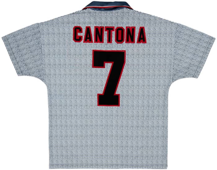 1995-96 Manchester United Away Shirt Cantona #7 - 8/10 - (L)