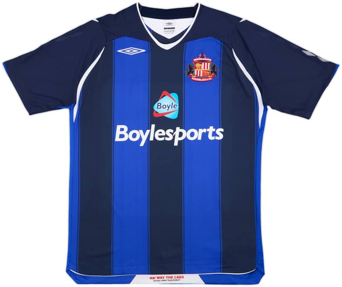 2008-09 Sunderland Away Shirt Yorke #19 - 9/10 - (L)