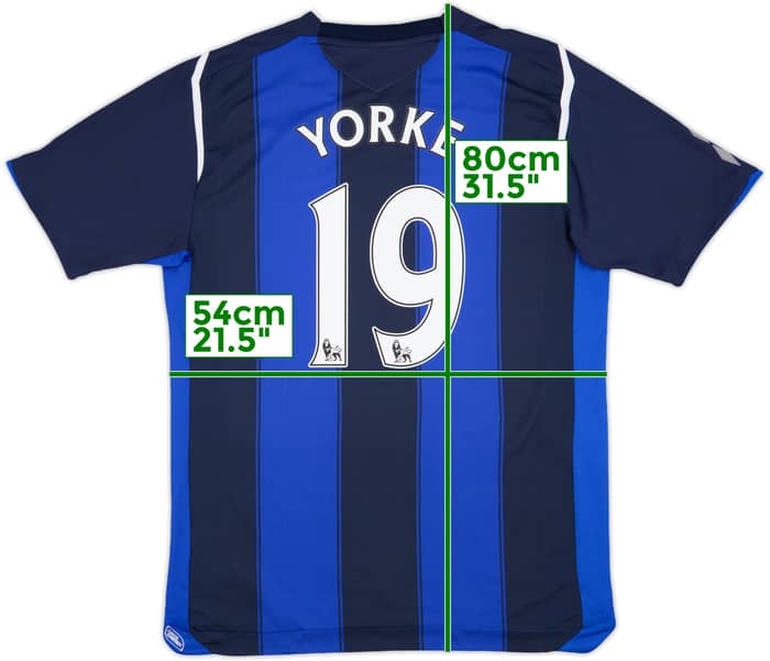 2008-09 Sunderland Away Shirt Yorke #19 - 9/10 - (L)