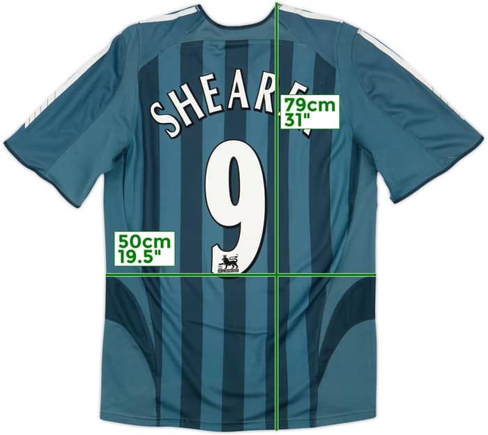 2005-06 Newcastle Away Shirt Shearer #9 - 6/10 - (M)