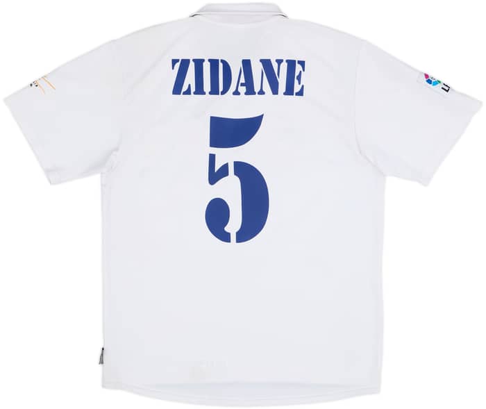 2002-03 Real Madrid Centenary Home Shirt Zidane #5 - 6/10 - (M)