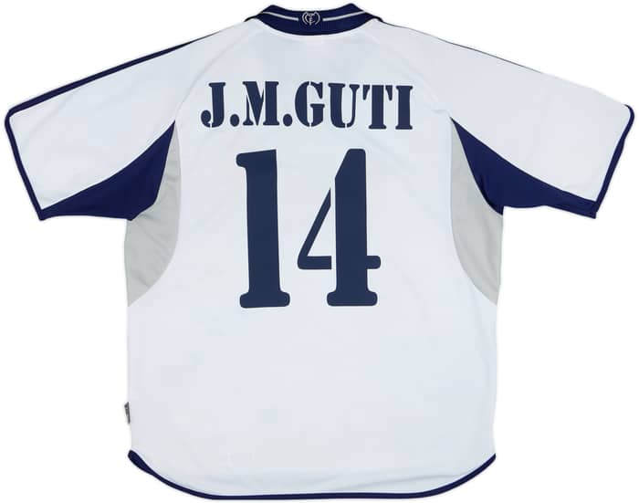 2000-01 Real Madrid Home Shirt J.M.Guti #14 - 6/10 - (L)
