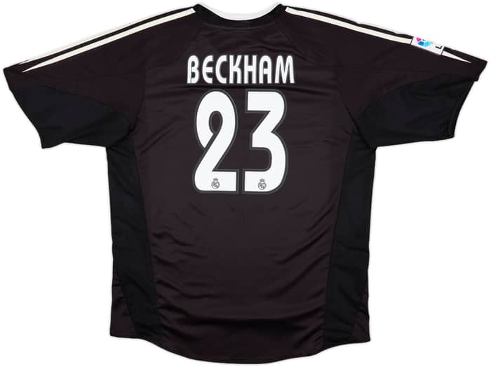 2004-05 Real Madrid Away Shirt Beckham #23 - 8/10 - (L)