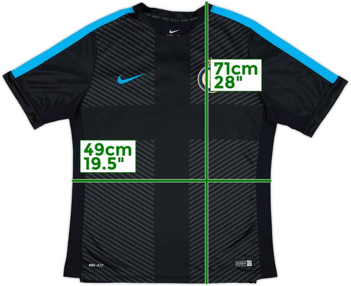 2014-15 Inter Milan Nike Training Shirt - 9/10 - (L)