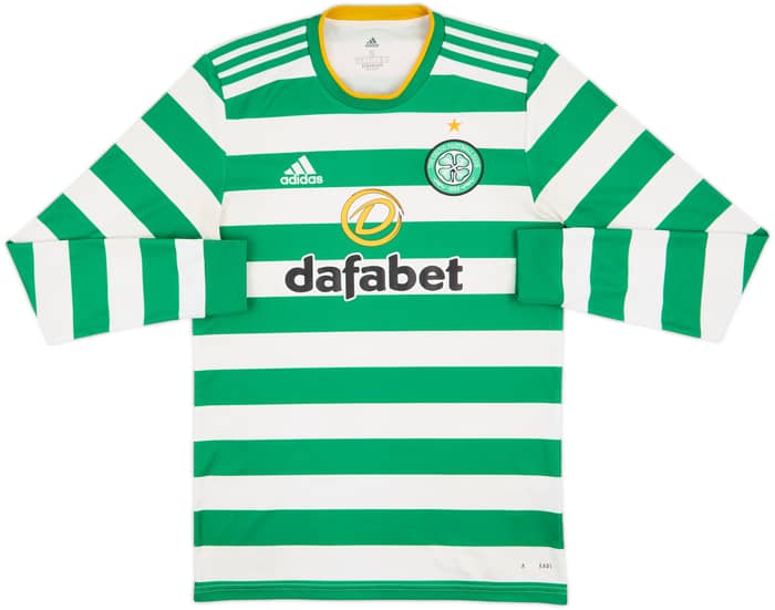 2020-21 Celtic Home L/S Shirt - 5/10 - (S)