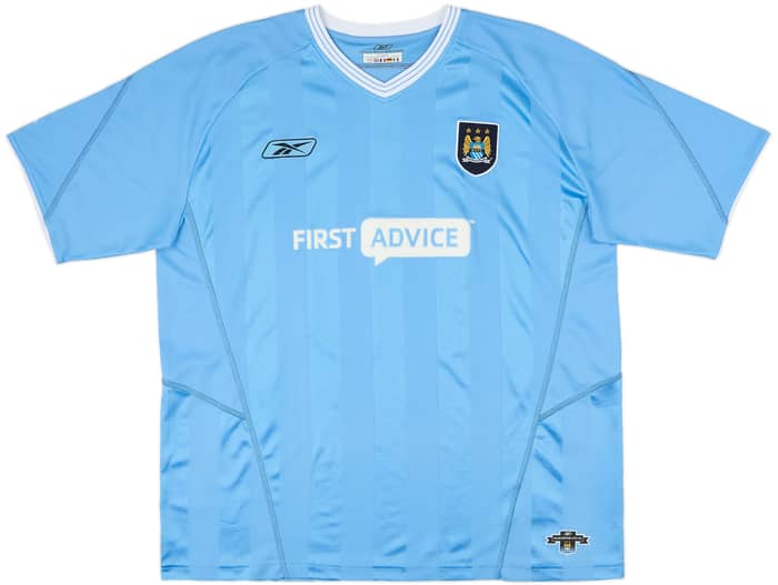 2003-04 Manchester City Home Shirt Anelka #39 - 9/10 - (XL)
