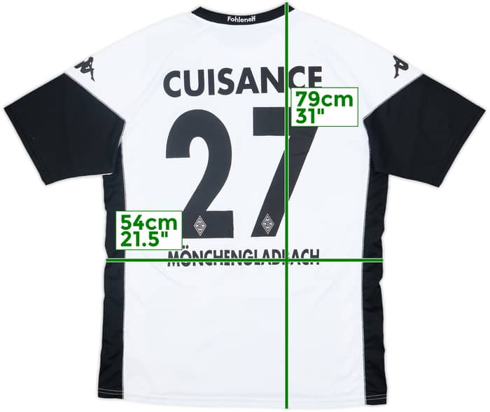 2017-18 Borussia Monchengladbach Home Shirt Cuisance #27 - 9/10 - (XL)