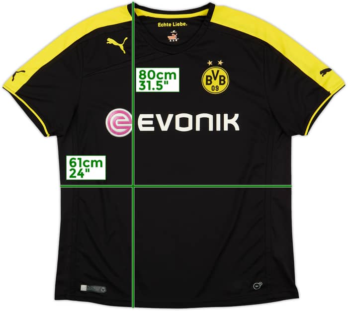 2013-14 Borussia Dortmund Away Shirt - 6/10 - (XXL)