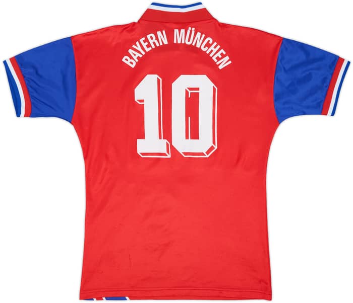 1993-95 Bayern Munich Home Shirt #10 - 6/10 - (S)