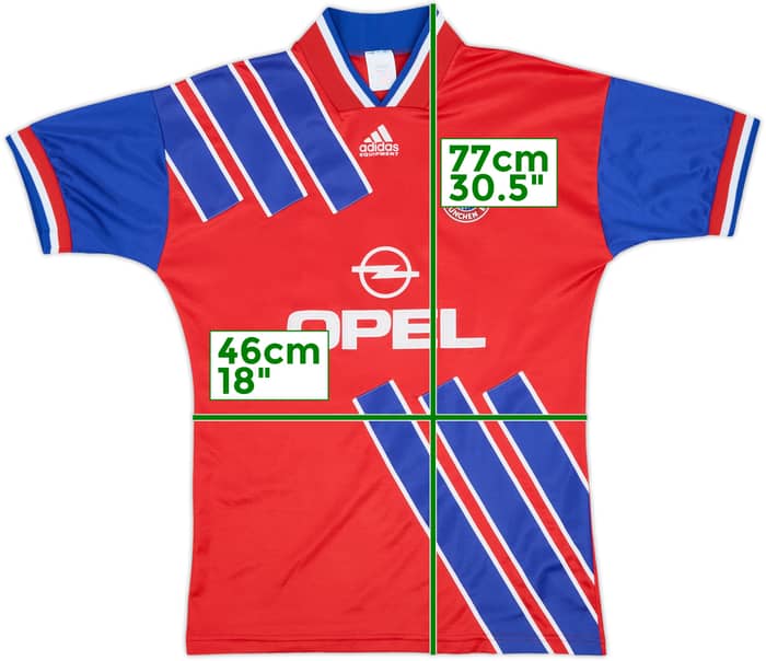 1993-95 Bayern Munich Home Shirt #10 - 6/10 - (S)