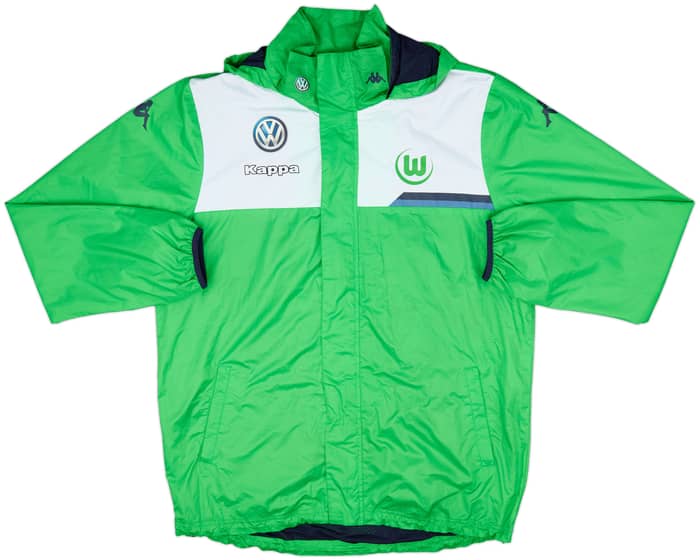 2014-15 Wolfsburg Kappa Hooded Rain Jacket - 8/10 - (L)