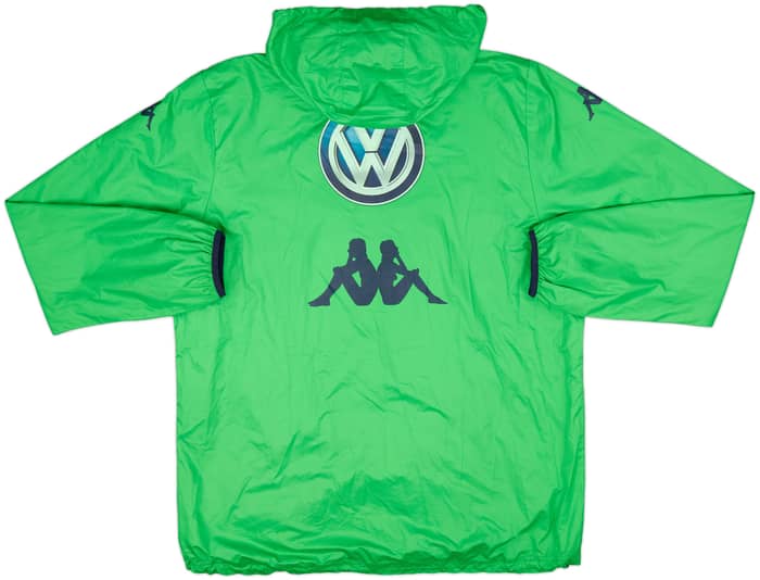 2014-15 Wolfsburg Kappa Hooded Rain Jacket - 8/10 - (L)