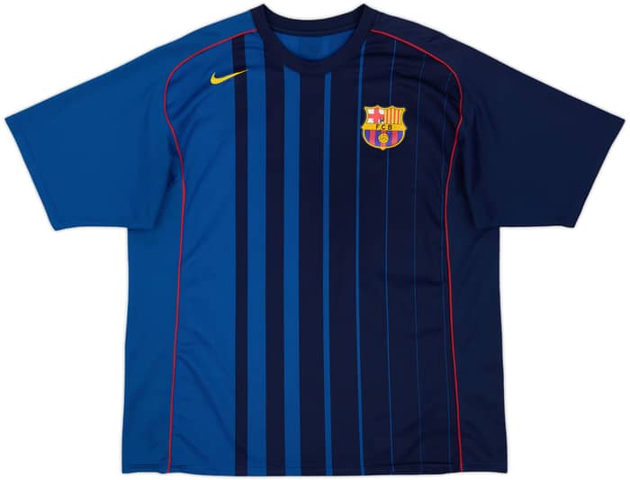 2004-05 Barcelona Basic Away Shirt Ronaldinho #10 - 6/10 - (XL)