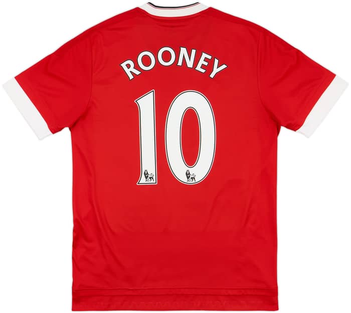 2015-16 Manchester United Home Shirt Rooney #10 - 5/10 - (M)